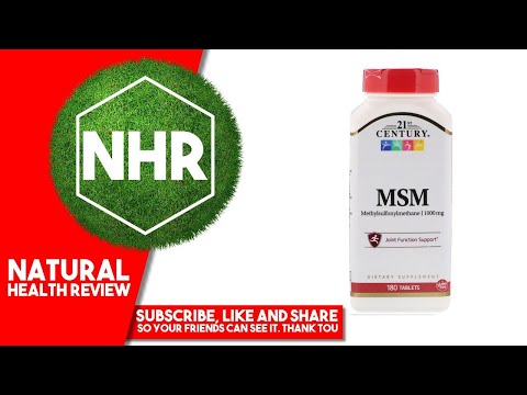 21st Century, MSM, Methylsulfonylmethane, 1,000 mg, 180 Tablets