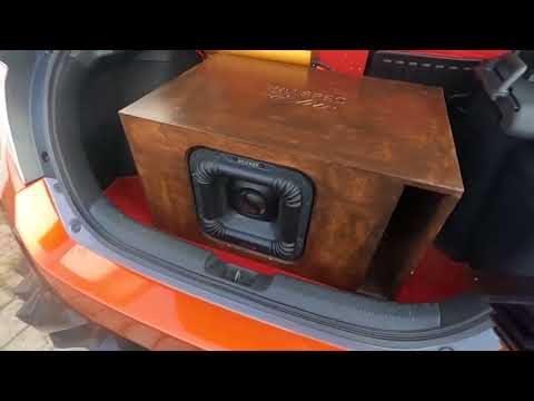 Kicker Solo X break in. Amplifier turned way down.