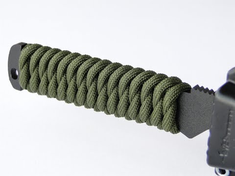 How to Make a Paracord "Knife" Handle Wrap-Simple West Country Whipping Knot-CbyS