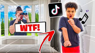 I CAUGHT My Little Brother Doing CRINGEY TIK TOKS!! *KAYLEN'S SECRET EXPOSED!*