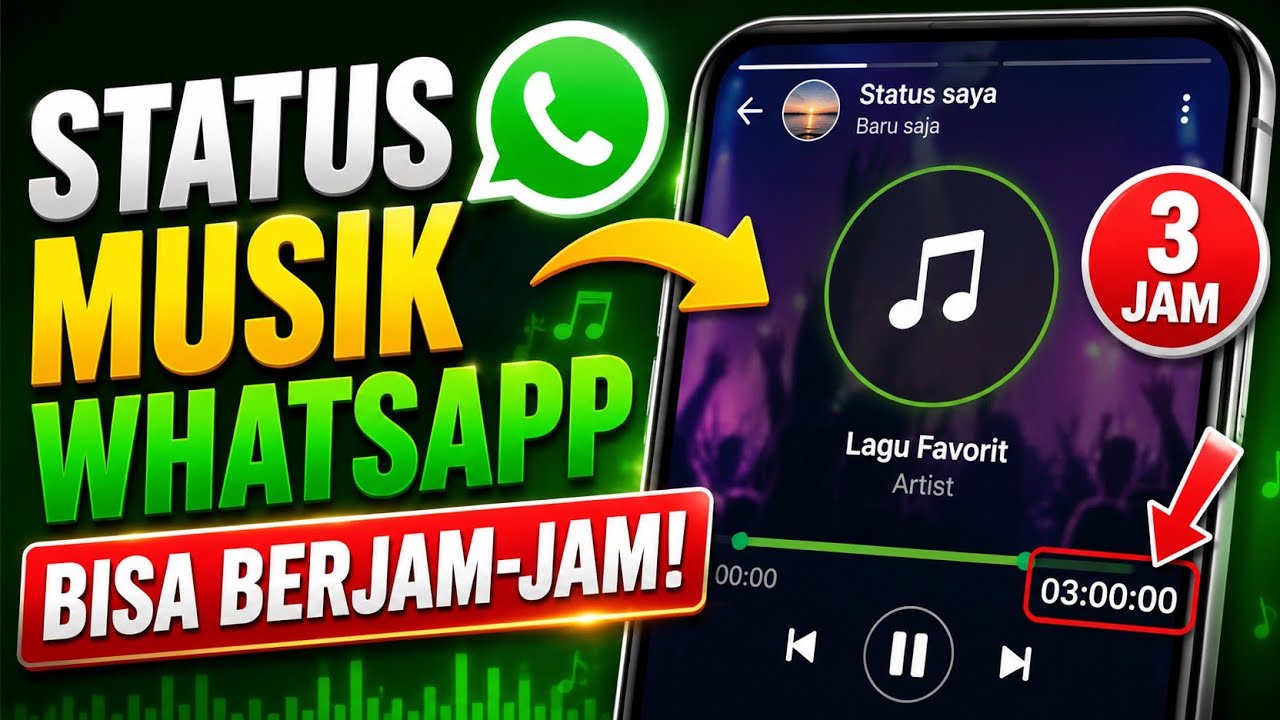 Cara Terbaru Membuat Status Musik Durasi Panjang di WhatsApp 2026