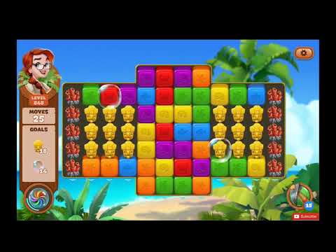 Lost Island Blast Adventure Level 848 NO BOOSTERS - A S GAMING