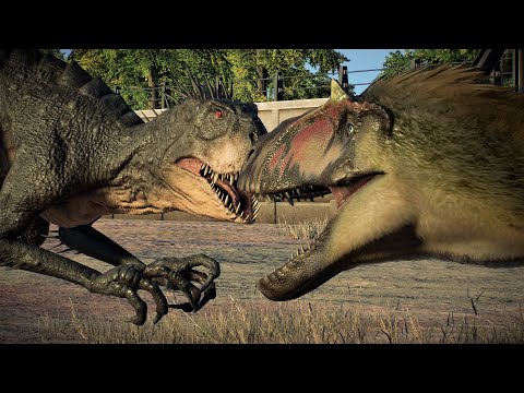 YUTYRANNUS VS SCORPIOS REX - Jurassic World Evolution 2