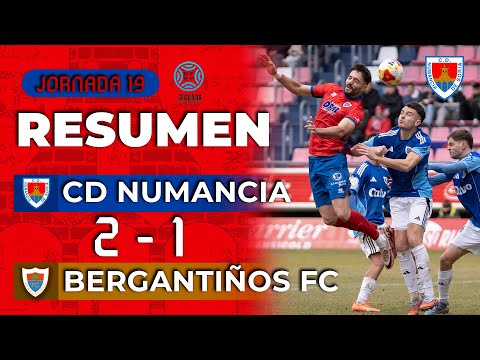 Resumen C.D. Numancia | 2-1 | Bergantiños F.C.