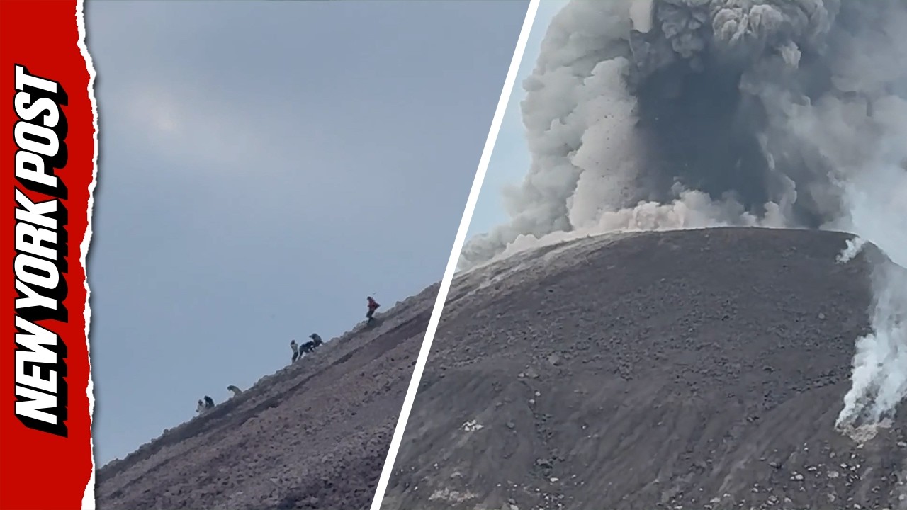 Tourists Flee for Their Lives as Guatemalan Volcano Erupts
