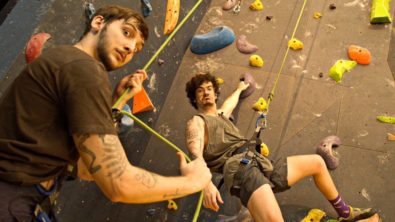 UM DIA FAZENDO ESCALADA