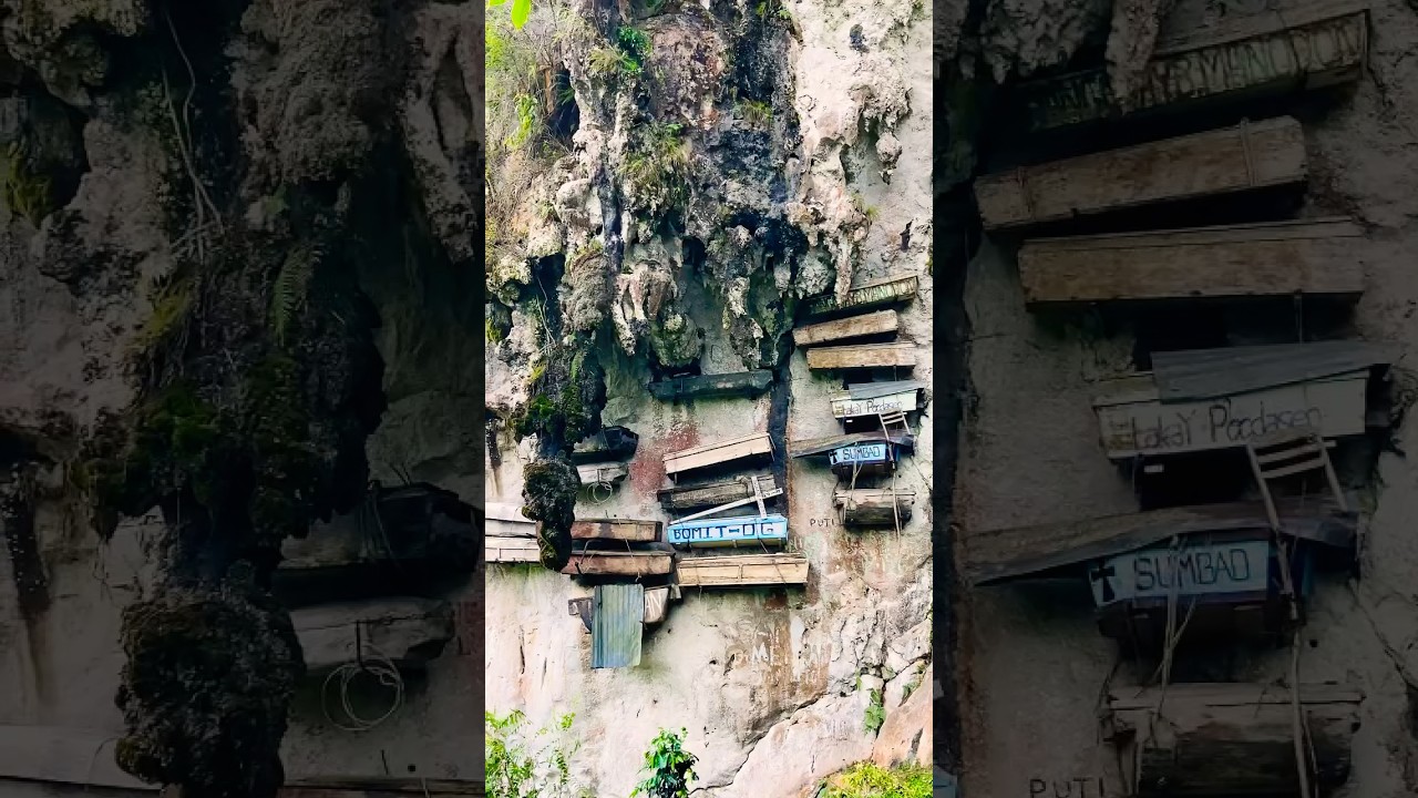 Hanging Coffins of Sagada #ancient #burial #ritual #coffin #cliff #cave #igorot #culture #luzon