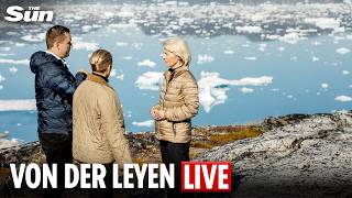 LIVE: Ursula Von der Leyen holds press conference during Greenland vis