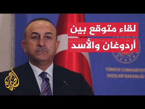 وزير الخارجية التركي يتحدث عن لقاء متوقع بين أردوغان والأسد