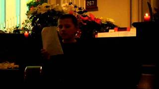 Jacob Young Singing I Wonder as I Wander