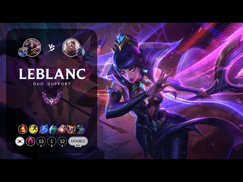 LeBlanc Support vs Rakan - KR Master Patch 13.23