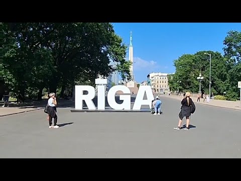 Tour of Riga 2023 / Latvia's capital city #riga#latviatravel #oldtown #europe #cityambience