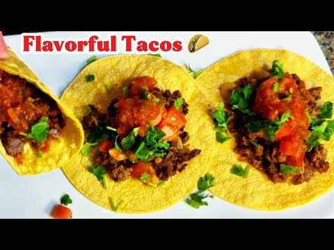 Tacos Recipe || How to make tacos 🌮 || quick and easy tacos recipe