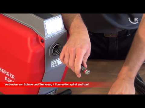 ROTHENBERGER R600 Drain Cleaning Machine Full Kit