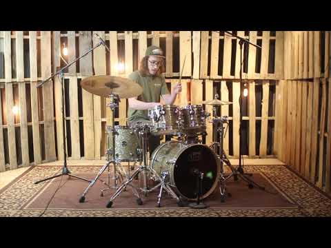 DW Performance Ginger Glitter Drum Set - 14x18,7x8,8x10,12x14,5.5x14