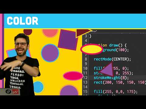 1.4: Color - p5.js Tutorial