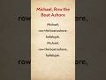Michael Row The Boat Ashore The Highwaymen Mini Sing Along See Vocab In Description