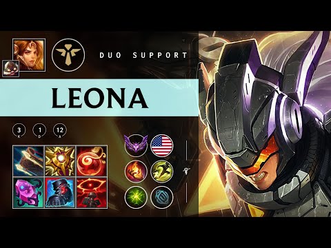 Leona Support vs Seraphine - NA Master Patch 25.24