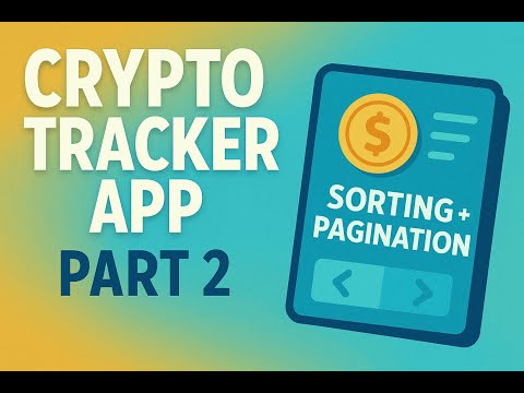 React Crypto Tracker App Part 2: Pagination, Search & Sorting in React! 🔍📊