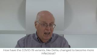 Video 12: How have the COVID 19 variants, like Delta, changed to become more infectious?