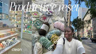 Getting My Life Together | productive reset, new hobby, cleaning & running