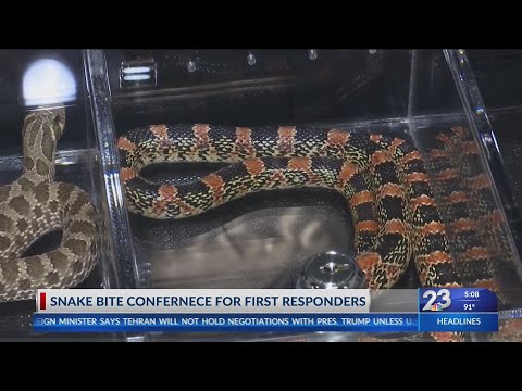 Snake bite conference for first responders