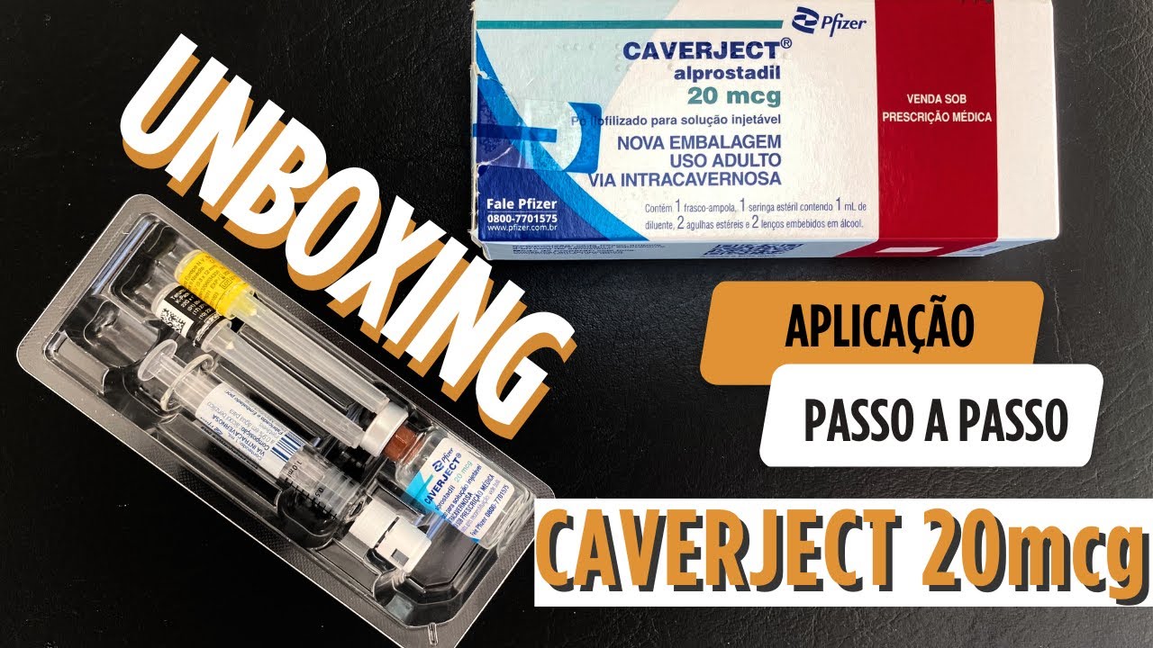Urologista mostra passo a passo como utilizar o CAVERJECT
