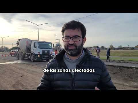 Obras de bacheo y reparación en la Avenida Alem #ObrasPúblicas #Bacheo#MantenimientoVial#tresarroyos