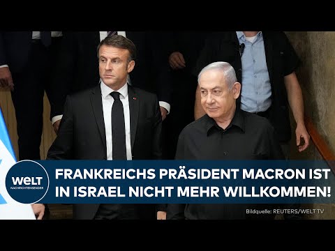 STREIT UM PALÄSTINA-STAAT: Frankreichs Präsident Emmanuel Macron darf nicht mehr nach Israel reisen!