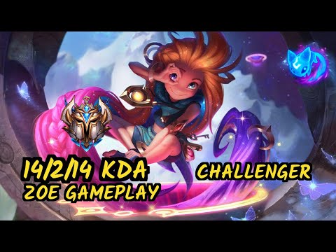 Frozen (ZOE) vs LISSANDRA - 14/2/14 KDA MID CHALLENGER GAMEPLAY - EUW