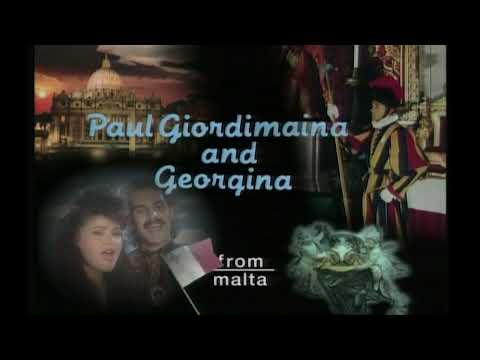Paul Giordimaina and Georgina - Questo piccolo grande amore - Malta Postcard - Eurovision 1991