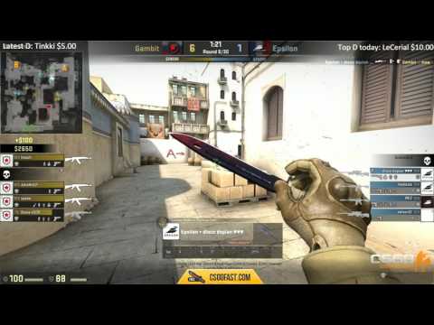 Dreamhack Summer Qualifier: Gambit vs Epsilon (Dust2)