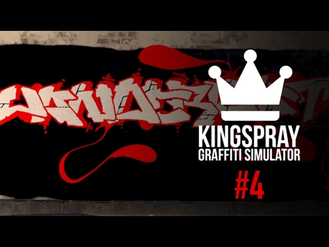 [ Kingspray Graffiti Simulator ] EP4: Painting my name "Wanderlvst"