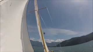 preview picture of video 'Solo Sail Round Bowen, Keats and other islands - South Of Gambier - July 13, 2013'