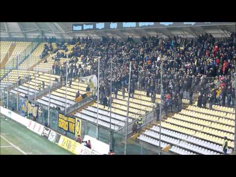 Modena - Spezia 1-0: Tifo Curva Sud Modena.
