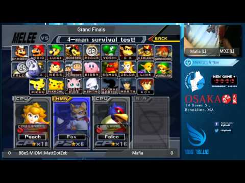 New Game+ XIV - Mafia (Peach) vs MattDotZeb (Falco) - SSBM GF