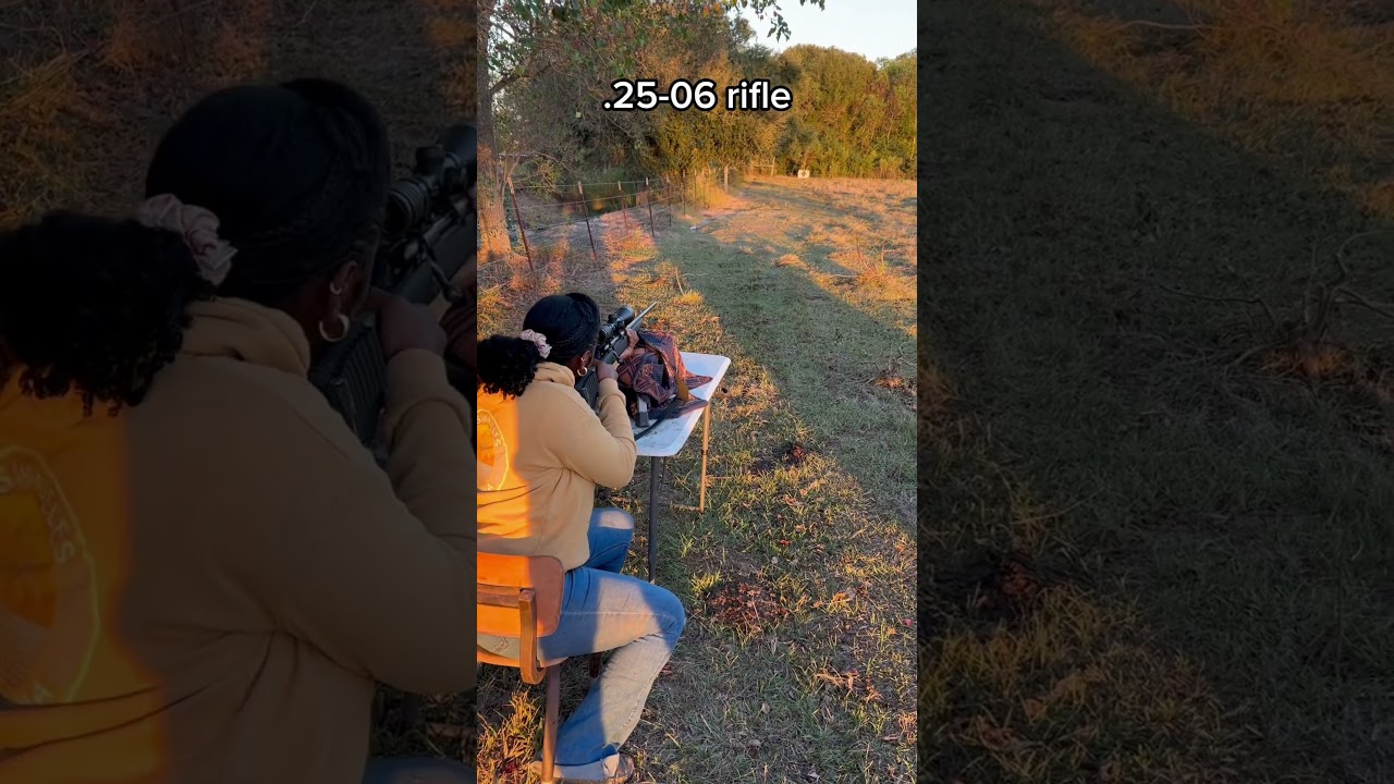 Sighting in my .25-06🎯 || Getting Ready For Season #DeerHunting #RifleShooting #TagretPractice