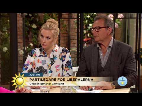 Här utmanar Birgitta Ohlsson Jan Björklund om partiledarposten - Nyhetsmorgon (TV4)