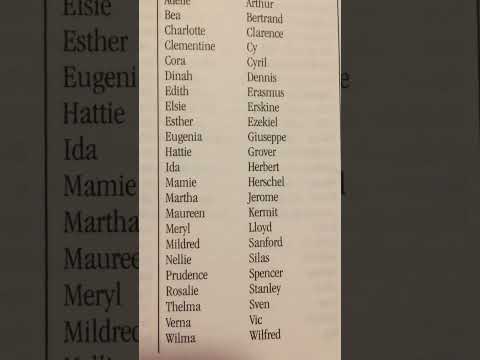 Names Inspired by Old - Fashioned girls 👧🏼 and boys 👦🏻