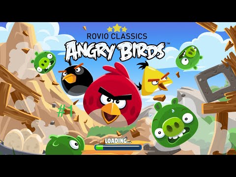 Rovio Classics: Angry Birds (Red's first flight) gameplay #1 (Episode 1 Poached Eggs)