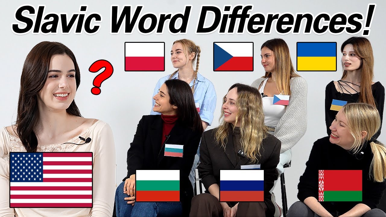 American Was Shocked by 6 Slavic Countries Word Differences!