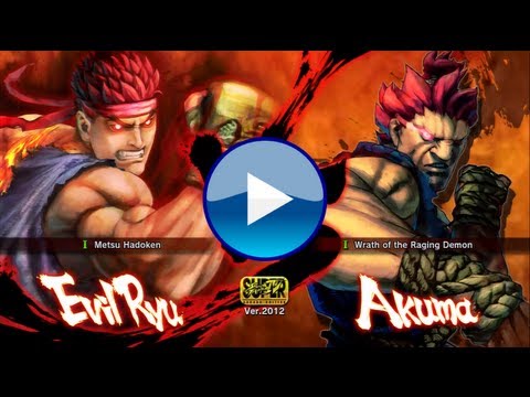 Ryohei 3030 ( Evil Ryu ) vs Xo RYU oX ( Akuma ) SSF4 AE 2012 720p HD | PhilaGilla