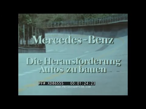 Thumbnail for " MERCEDES-BENZ THE CHALLENGE OF BUILDING CARS " 1980s MERCEDES AUTOMOBILE PROMO FILM XD86555 by Mercedes-Benz 300, Automobile, Mercedes-Benz 300 SL, Mercedes Simplex, Mercedes-Benz S-Class, rall, Unimog, rally, Mercedes-Benz, Car, Vehicle, Truck, Robot