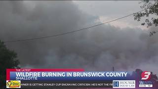 Brunswick County wildfire leads to resident evacuation and road closures