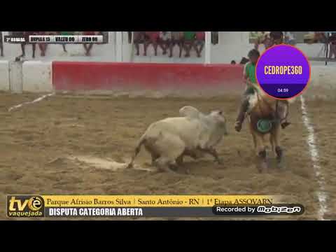 Disputa final categoria aberta vaquejada santo Antônio RN 2018