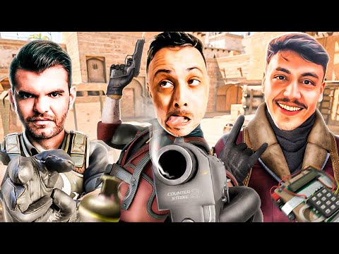 Dilera, @wastzera @waveigl and Serg1n in TOTAL CHAOS in CS2!!