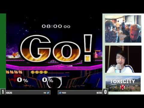 Toxicity 2016 Melee - Krizki (Fox) vs Nitro (Peach) - WR2