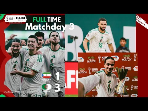 Algeria vs Equatorial guinea 3 - 1 |  Full Match Highlights | AFCON 2025