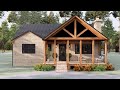 38'x36' (12x11m)  Downsizing Made Easy | The Perfect Cozy Small House Ideas