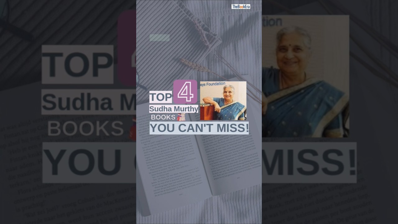 DON'T MISS ⚠️Top 4 Books by Sudha Murthy. #shorts #books